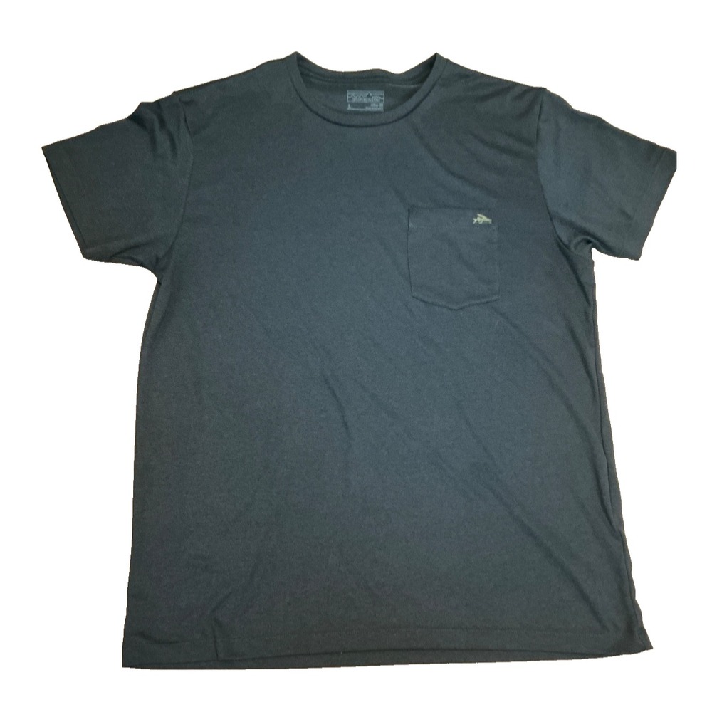 Patagonia Men's Hybrid Pocket Responsibili-Tee Size L Navy Blue Slim Fit